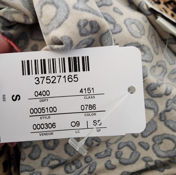 Christopher& Banks leopard print midi skirt size Small New - Picture 3 of 5